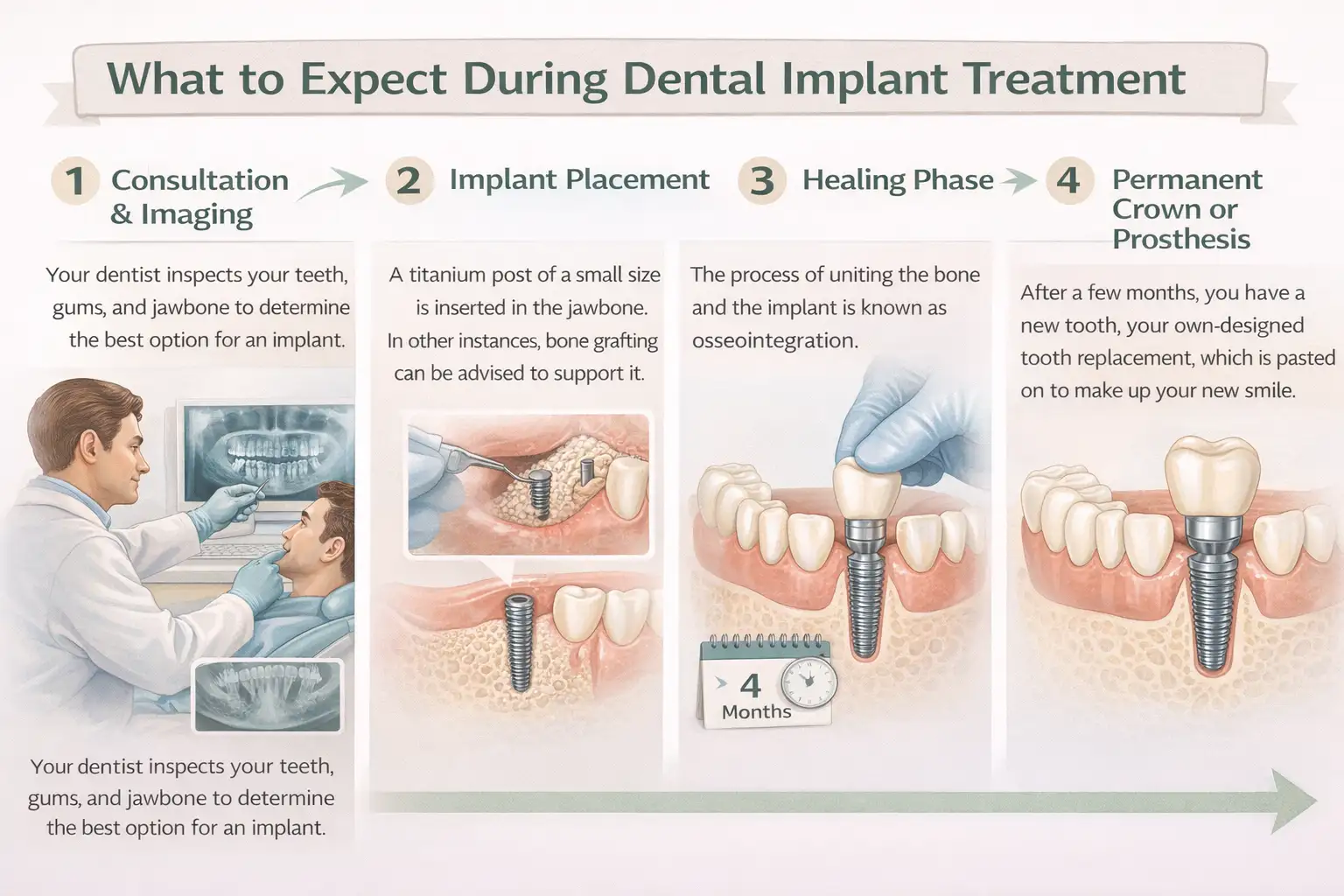dental implant treatment process